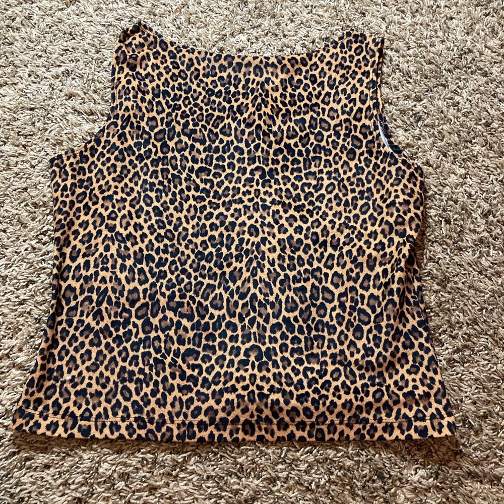 Cheetah print shirt!